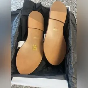 【関税&送料込】Celine Triomphe Sandals CURRENT SEASON* Céline Black Triomphe Sandal in Lambskin